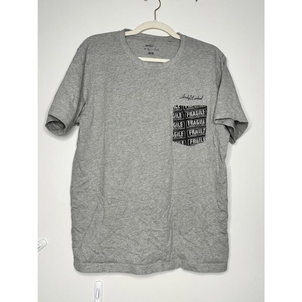 Uniqlo SPRZ NY x Andy Warhol "Fragile" T-Shirt - Sz. L